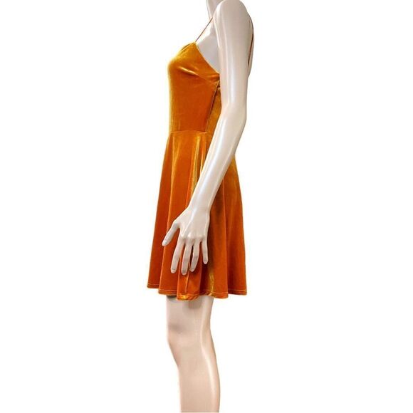 Urban Outfitters Velour Mini Dress M - Picture 2 of 12